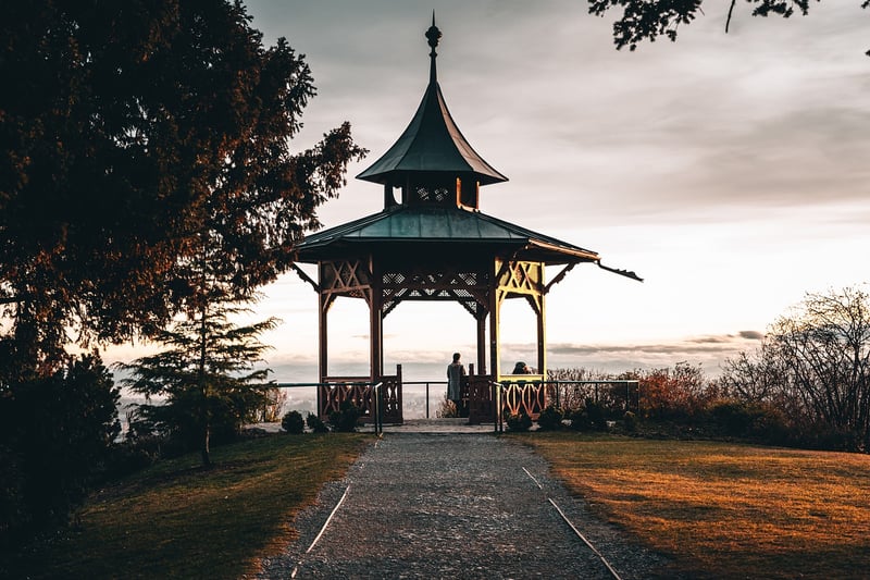 Tranquil Waterside Pavilion